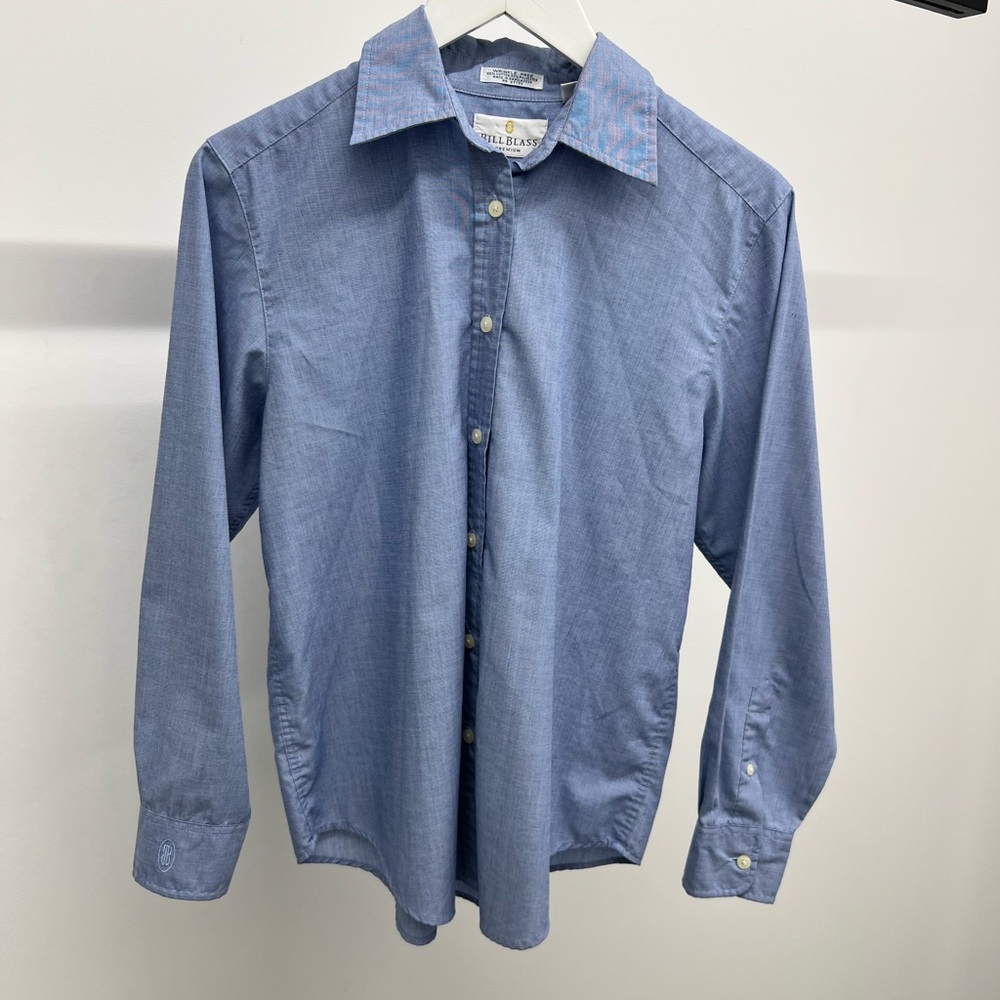Bill Blass Blue Button Down Shirt